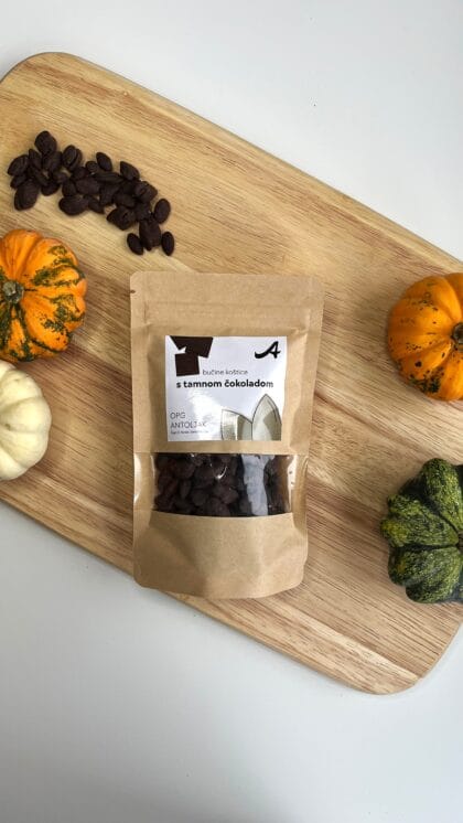 Bučine koštice s tamnom čokoladom 100g - 3,50€